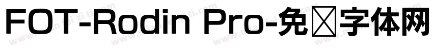 FOT-Rodin Pro字体转换